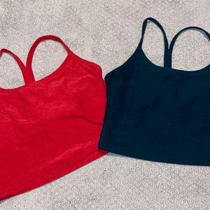 2 Beyond Yoga Cropped Tanks